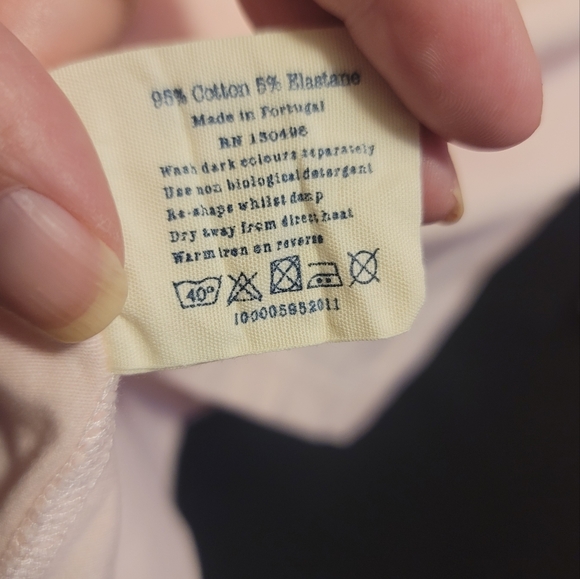 Jack Wills Longsleeve Cotton Light Pink Polo Shirt - Picture 4 of 14